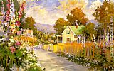 Songer Steve Holly hock Lane painting